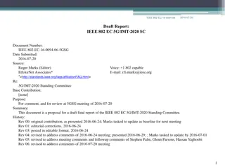 IEEE 802 EC 5G/IMT-2020 Standing Committee Draft Report