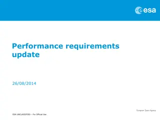 Enhanced GNSS Performance Requirements Update 26/08/2014