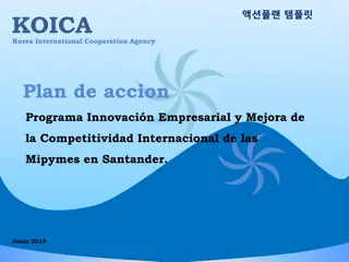 Improving Business Innovation and Competitiveness in Santander - KOICA Action Plan