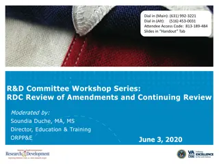 VA Research Oversight: R&D Committee Responsibilities & Approvals