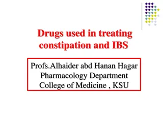Treating Constipation and IBS: Medications and Treatment Options
