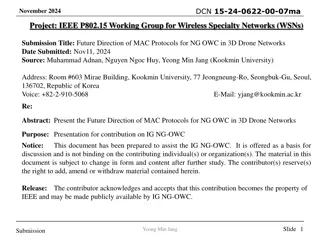 Future Trends in Drone Networks: MAC Protocols for NG OWC