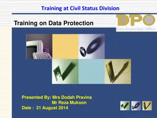 Data Protection: Training Insights & Definitions