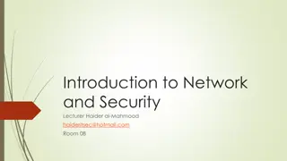 Network and Security Fundamentals with Haider al-Mahmood