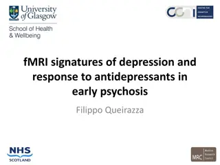 fMRI Signatures of Depression and Response to Antidepressants in Early Psychosis