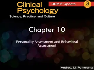 Personality Assessment Methods