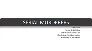 Insight into Serial Killers: Definitions, Types, Motives & Psychology