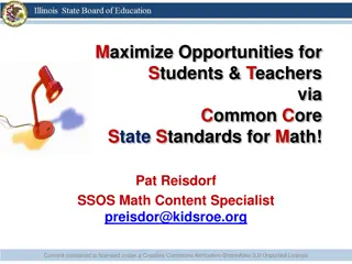 Enhancing Math Education Through Common Core State Standards