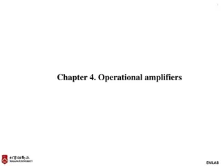 Operational Amplifiers: Introduction, Models, and Applications