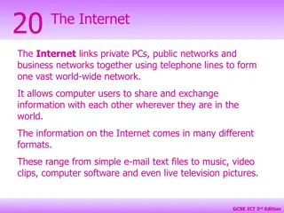Internet Connections and Providers