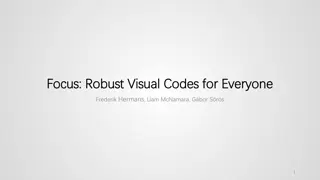 Innovative Focus: Robust Visual Codes for Diverse Captures