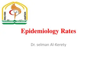 Epidemiology Rates in Public Health