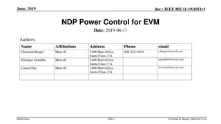 Power Control and EVM in Wireless Communications