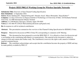 Insight into 6ma Channel Coding Specification