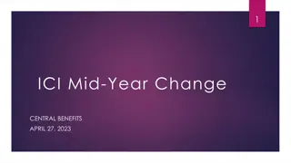 ICI Mid-Year Changes and Central Benefits Updates