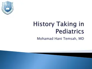 Introduction to Pediatric History Taking: Key Points and Techniques
