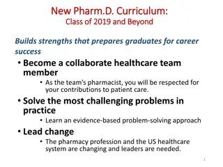 Innovative Pharm.D. Curriculum for Career Success and Leadership in Healthcare