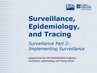 Implementing Surveillance Techniques for Disease Tracing