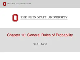 General Rules of Probability in Statistics