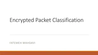 Encrypted Packet Classification Methodology using Deep Learning