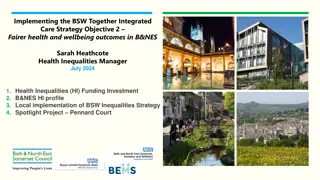 B&NES Health Inequalities Strategy Implementation Overview