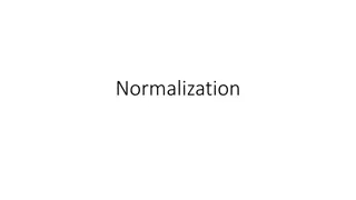 Database Normalization to Improve Data Efficiency