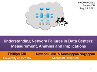 Network Failures in Data Centers: Insights from SIGCOMM 2011