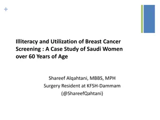 Illiteracy and Breast Cancer Screening Among Saudi Women over 60 Years