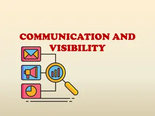 Communication, Visibility, and Transparency in Union-funded Programmes