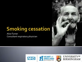 Smoking Cessation and its Impact on Health