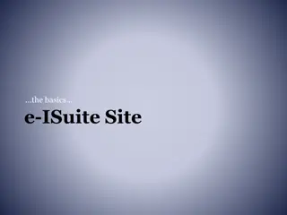 e-ISuite Installation and Data Management for Wildland Fire