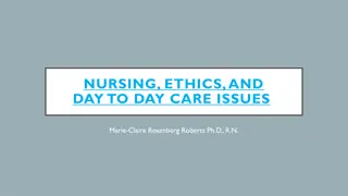 Nursing: Ethics, Care Issues, and Practice Overview