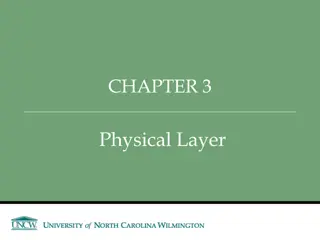 Physical Layer Concepts in Networking