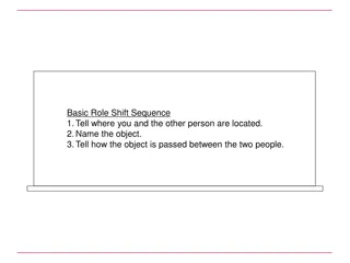 Role Shift Sequences for Creative Storytelling
