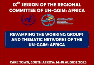 Revamping UN-GGIM Africa Working Groups for Enhanced Geospatial Information Management