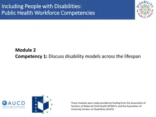 Disability Models Across the Lifespan