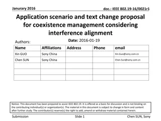 Proposal for Coexistence Management in Interference Alignment Context