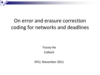 Theory and Applications of Network Error Correction