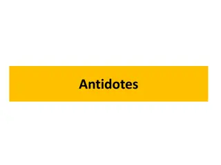 Antidotes for Poisoning: Types and Mechanisms