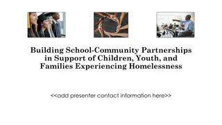 School-Community Partnerships Supporting Homeless Children, Youth, and Families