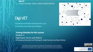 Digitisation and Industry 4.0 in Vocational Education