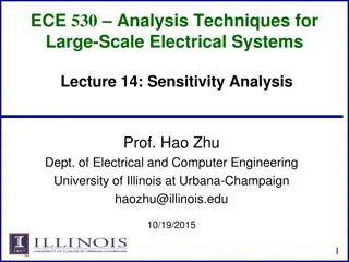 Analysis Techniques for Large-Scale Electrical Systems Lecture