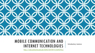 Exploring Mobile Communication and Internet Technologies Course Details