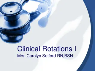 Health Science Education at Mrs. Carolyn Setford's Clinical Rotations