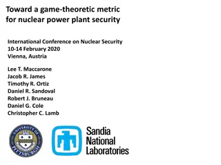 Game-Theoretic Approach to Nuclear Plant Security Analysis