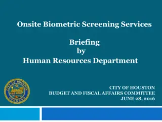Biometric Screening Services Overview for Employee Health Management