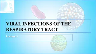 Viral Infections of Respiratory Tract Lecture 3 Summary