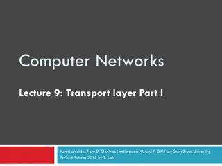 Transport Layer Functions and Multiplexing in Computer Networks