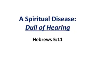 Overcoming Spiritual Neglect in Hebrews 5:11