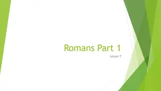 God's Wrath and Righteousness in Romans